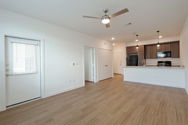 Pathways at Rosewood Courts living room and kitchen