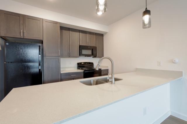 Pathways at Rosewood Courts kitchen island